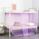 thumbnail image 5 of Tienda de campaña con mosquitera para cama individual | Toldo de malla de poliéster con apertura lateral | Cortina mosquitera transpirable | Protección para interiores y exteriores, dormitorio y, 5 of 6