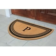 thumbnail image 4 of A1HC Natural Coir Flock Monogrammed Door Mat for Front Door, 30x60, Anti-Shed Treated Durable Doormat for Outdoor Entrance, Heavy Duty, Low Profile, Easy to Clean, Long Lasting, Front Porch Entry Rug, 4 of 7