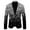 ZA Black, variant on Xmyrz Jackets For Men 3D Print Sequin Long Sleeve Skin-Friend Outgoing Suit Jacket Comfort Top Coat Outerwear Jacket