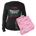 thumbnail image 5 of CafePress - Cicadas Time To Scream Loves Periodical Cicadas - Women's Long Sleeve Dark Pajamas, 5 of 7