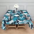 thumbnail image 4 of Camouflage Square Tablecloth 60x60in(152x152cm) – Waterproof Polyester Printed Table Cover, Wrinkle Resistant & Washable for Kitchen Dining Picnic Party Decor, 4 of 6