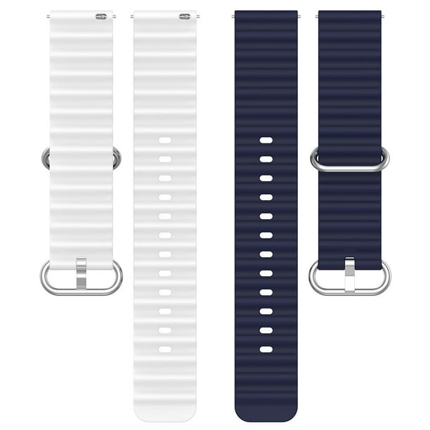 Bandas de reloj inteligente Reemplazo de banda de reloj para Amazfit GTR3 (20 mm azul blanco) Likrtyny Para estrenar