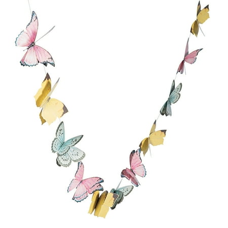 Truly Fairy Butterfly Bunting Garland - Party Supplies - 1 Piece