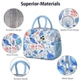 thumbnail image 4 of Lunch Bag Lunch Box for Women Reusable Insulated Lunch Bags,Water-Resistant Ocean Animals Sea Life Cooler Lunch Tote Bag, Large Capacity for Work Travel Picnic, 4 of 6