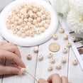 thumbnail image 3 of 150Pcs 3 Styles 12mm Smile Wooden Beads Small Smile Face Wood Spacer Beads Natural Round Ball Doll Head Beads with 3.6mm Hole Wooden Loose Beads for DIY Craft Bracelet Necklace Jewelry DIY, 3 of 9