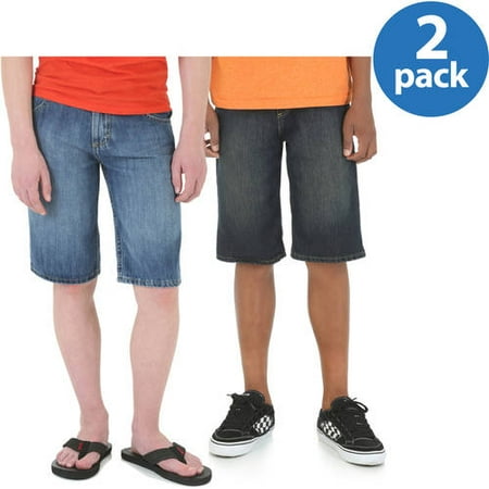 Wrangler Husky Boys; Classic 5-Pocket Short - 2 Pack Value Bundle