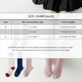 thumbnail image 3 of Hpapadks Kids Socks Fashion Stripe Knee High Cotton Cute School Sports Socks Pink 6-8 Years, 3 of 4