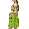 thumbnail image 2 of Balery Fresh Sushi Vestidos sueltos de manga corta para mujer, vestidos de verano 2025, vestidos casuales de corte A con vuelo., 2 of 6