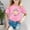 Pink, variant on Kids Clothes for Girls Purple Printed Short Sleeve Shirts for Girls Casual Little Girls Summer Clothes Girls Clothing Size 6-7 Years