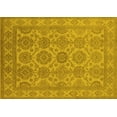 thumbnail image 1 of Ahgly Company Machine Washable Indoor Rectangle Oriental Yellow Industrial Area Rugs, 3' x 5', 1 of 4