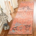 thumbnail image 2 of SAFAVIEH Saffron Erksine Geometric Runner Rug, Rust/Blue, 2'3" x 8', 2 of 5