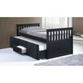 thumbnail image 3 of Storkcraft Marco Island Twin Captain's Bed with Twin Trundle in Gray, 3 of 4