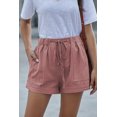 thumbnail image 4 of Women's Pink Strive Pocketed Tencel Shorts, 4 of 6