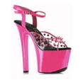 thumbnail image 2 of Ellie Shoes E-711-Solar 7" Heel Neon Womens Platform Blacklight Reactive Spikes. Yellow / 11, 2 of 2