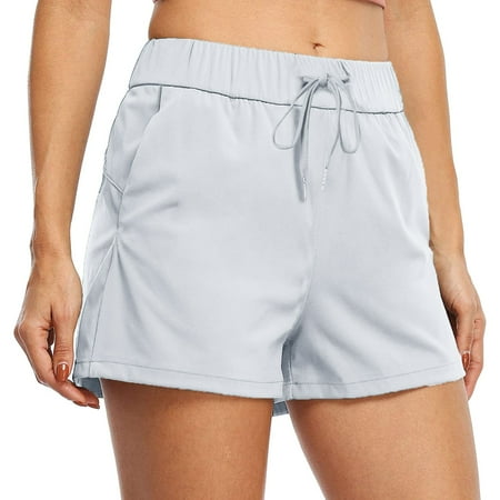 WNVMWI Womens Shorts Yoga Shorts for Women Shorts Women s Sports Shorts Loose Breathable Lace Up Yoga Running Fitness Casual Shorts Hot Pants Workout Bottoms Grey Denim Shorts for Women M