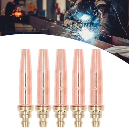 

Kozecal Isobaric Cutting Tip 5PCS Cutting Tips Split Isobaric Propane Gas Welding Nozzles Machine Torch Consumables