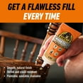 thumbnail image 4 of Gorilla All Purpose Wood Filler, Golden Oak Color, 6 Ounce Tube - Water Resistant for Indoor or Outdoor Projects and Repairs, 4 of 8