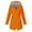 Orange, variant on Honeeladyy Rain Jackets for Women Waterproof with Hood Long Rain Coat Windbreaker Jacket