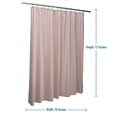 thumbnail image 4 of Bath Bliss Microfiber Soft Touch Dash Design Shower Curtain Liner Silver, 4 of 6