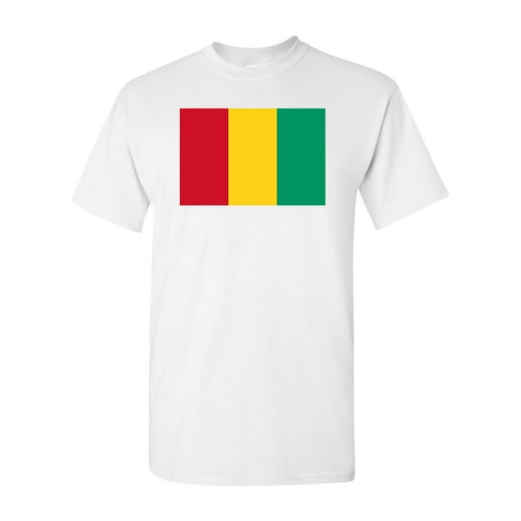 Guinea Country Flag Adult DT T-Shirt Tee