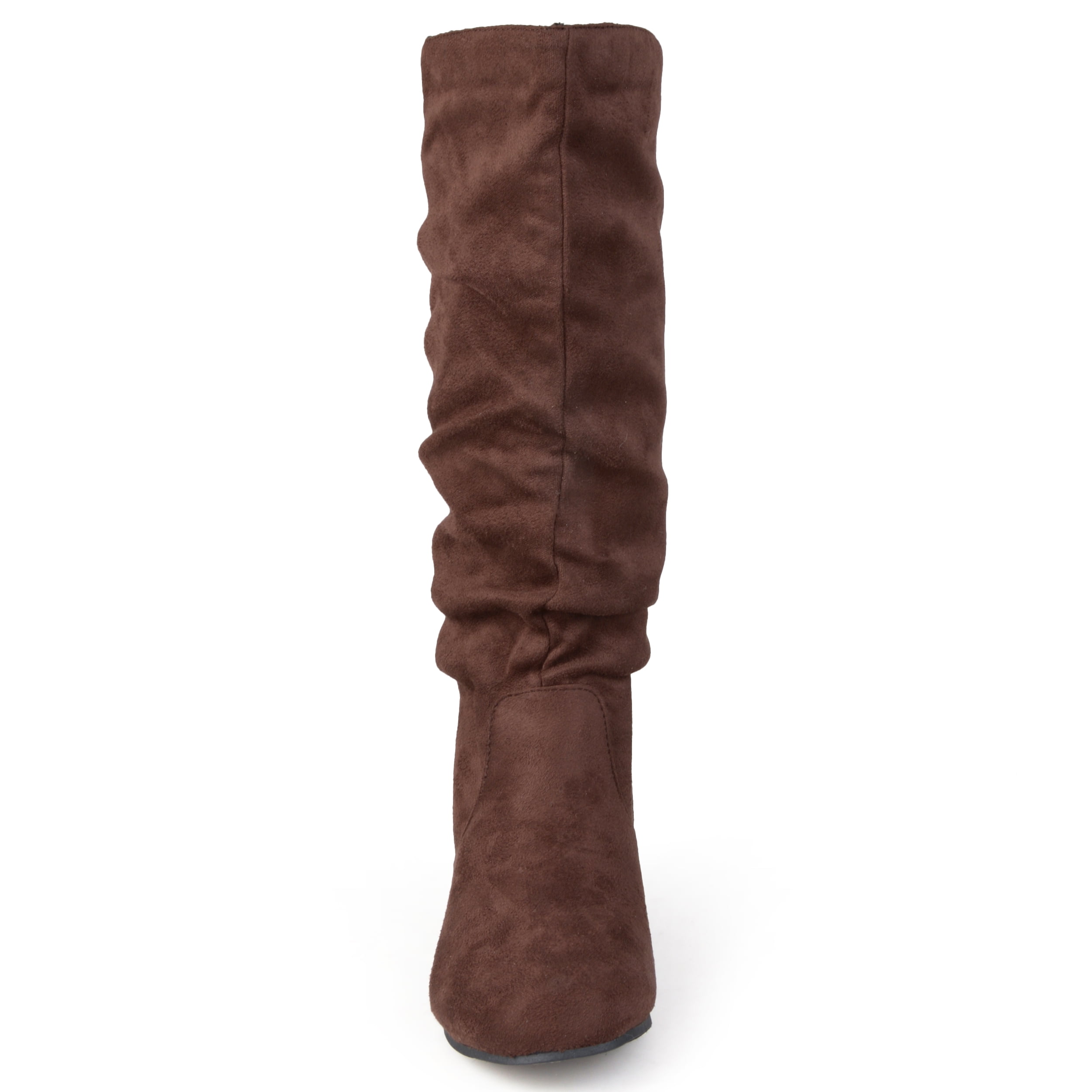 Journee Womens Rebecca-02 Round Toe Riding Boots