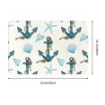 thumbnail image 3 of Daiia Anchors And Shells Front Door Mat, Heavy Duty Durable Welcome Mat for Outdoor Indoor, Dirt Trapper Waterproof Super Absorbent Door Mat, 16" x 24", 3 of 9