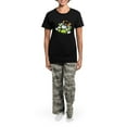 thumbnail image 4 of CafePress - Funny Beagle Women's Dark Pajamas - Women's Short Sleeve Print T-Shirt and Pants Dark Cotton Pajama Set, 4 of 7