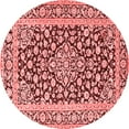 thumbnail image 1 of Ahgly Company Indoor Round Persian Red Traditional Area Rugs, 6' Round, 1 of 4