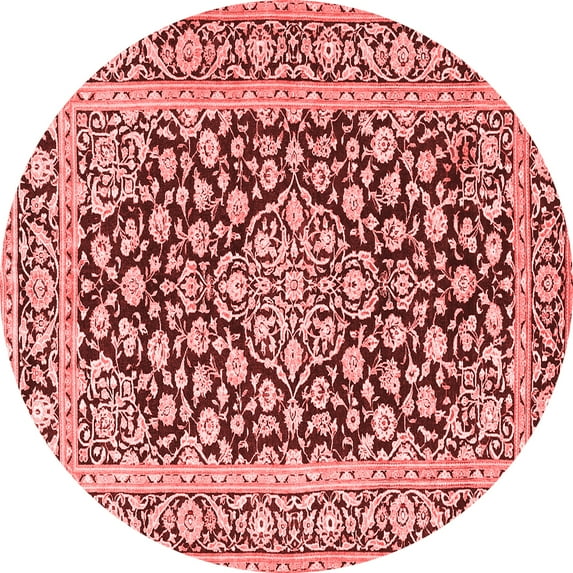 Ahgly Company Indoor Round Persian Red Traditional Area Rugs, 8' Round