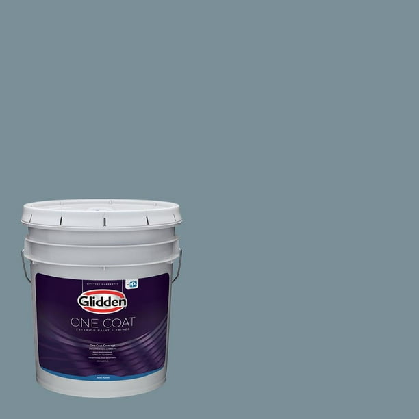 Glidden One Coat, Exterior Paint + Primer, Chalky Blue