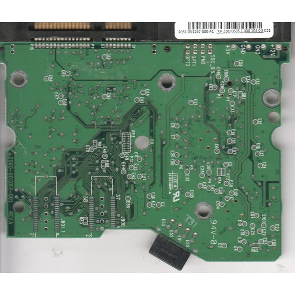WD1600JD-00HBB0, 2061-001267-000 AC, WD SATA 3.5 PCB