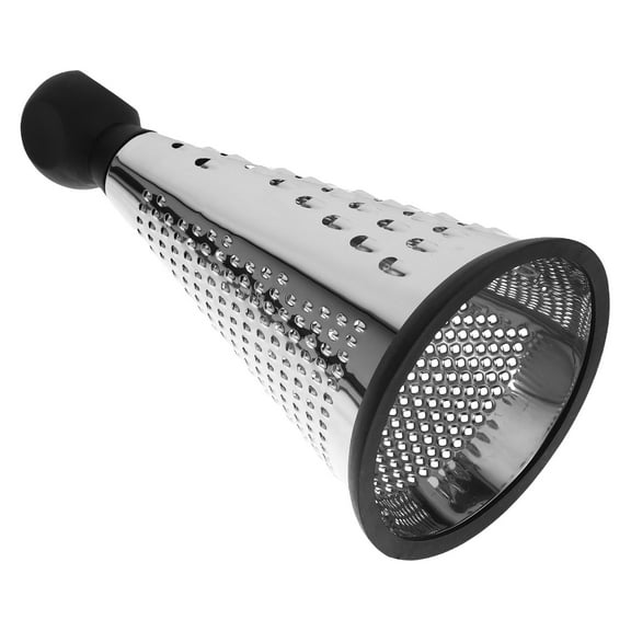 FRCOLOR Cone Cheese Grater Made of Stainless Steel for Home Use Silver Color