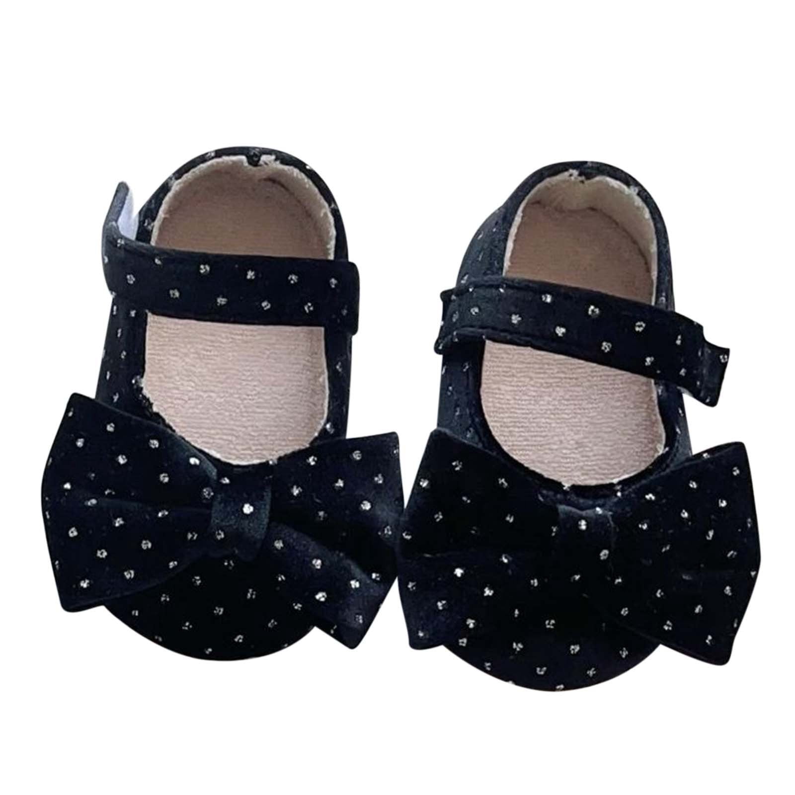 MIASHUI Kids Shoes Baby Girls Princess Bowknot Shoes Soft Cloth