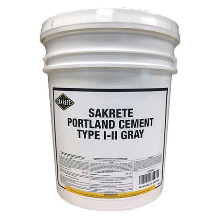 SAKRETE Cement,46.2 lb.,Pail,Gray 120022 - Walmart.com