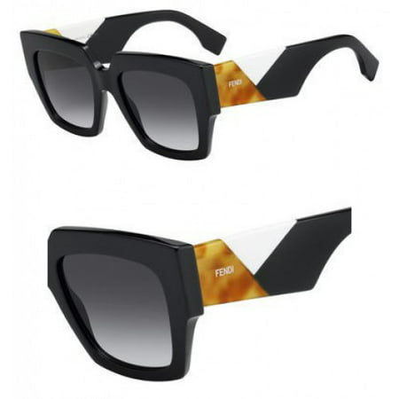 Fendi FF0263s 0807 Black Square Sunglasses