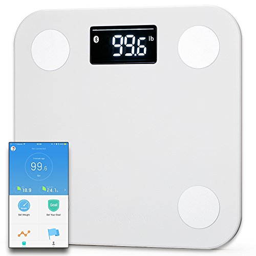 smart body fat scale with yunmai app sync with apple health weight loss measurement app