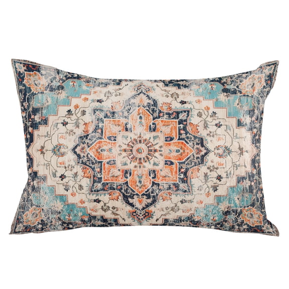 Farmhouse Shabby Chic Ethnic Tribal Queen Size Pillow Cover, Pillowcase Protectors with Zipper, Breathable Decorative Throw Pillow Case Cover, Pillow Shams for Couch Sofa 20x30Inch