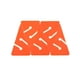 thumbnail image 1 of Naiovety 5 uds Logos geometría tres plástico señal segura que indica pequeño ligero reemplazo de señal bajo el agua Deportes acuáticos Naranja, 1 of 6