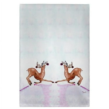 Betsy Drake GT306 Dancing Deer Guest Towel - 20 x 20 in.