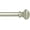 Pewter, variant on eTeckram 5/8" Single Curtain Rod with Bateau Finials,Weathered White,84‘’-120‘’