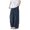 VZ148# Navy, variant on oqasdz Men's Pants Elastic Waist Solid Color Summer Fall Ice Silk Imitation Inen Drape Straight Wide Leg Mopping Pants Casual Versatile Dailywear