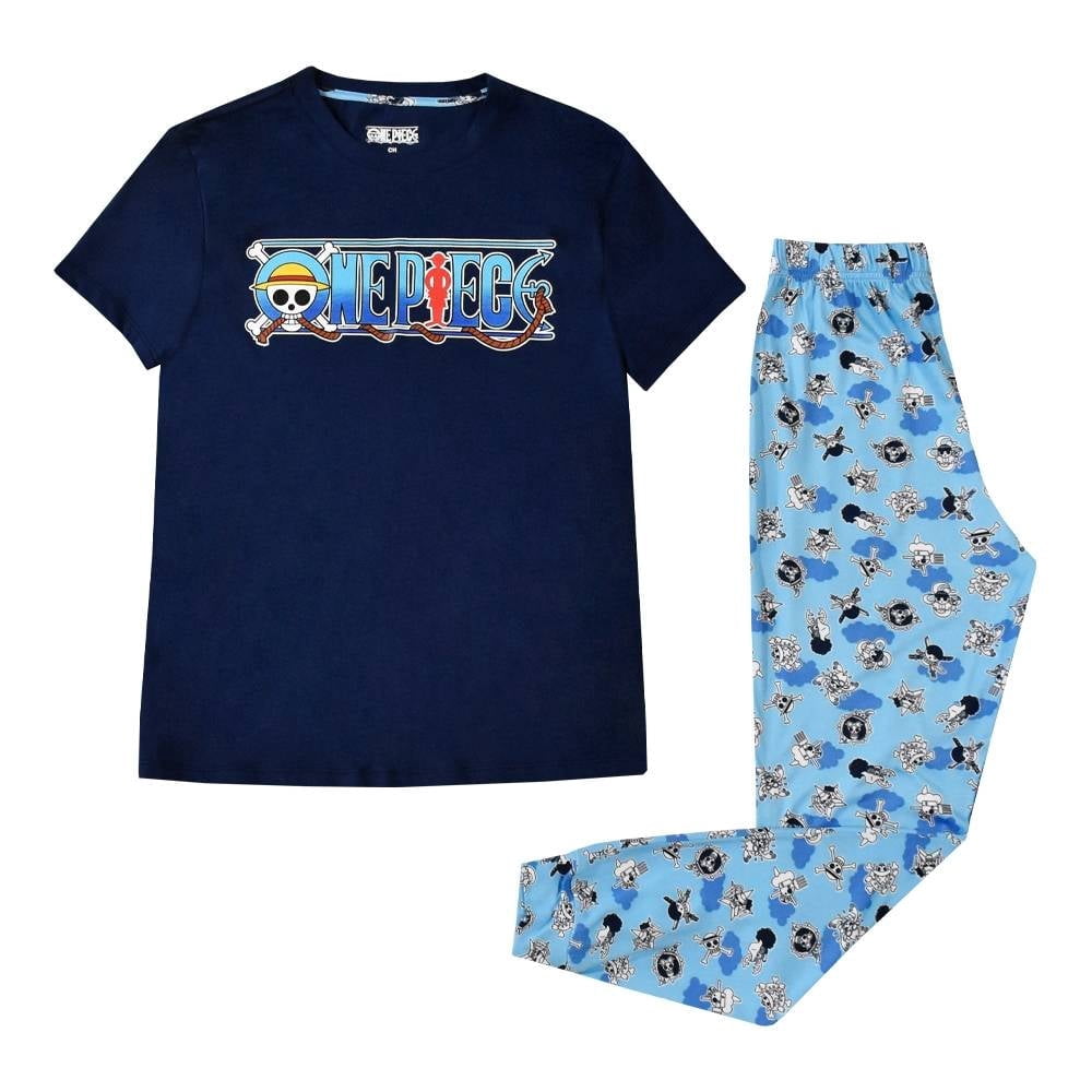 Pijama One Piece Set Pijama Pantalon Talla CH Azul | Walmart en línea