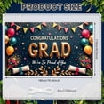 thumbnail image 2 of Red Theme Graduation Banner Colorful Balloons Graduation Backdrop Graduation Cap Tassel Design Grad Celebration Background for Graduation Ceremony Grad Party Photo Backdrop, 2 of 9
