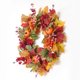thumbnail image 4 of Autumn Harvest Artificial Wreath With Maple Leaves Pumpkins Halloween Door Decor, 4 of 5
