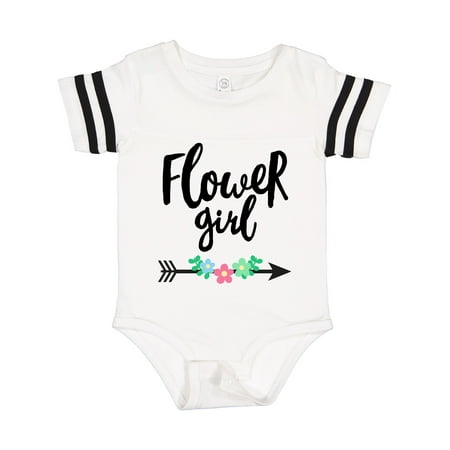 

Inktastic Flower Girl with Arrow and Flowers Gift Baby Girl Bodysuit
