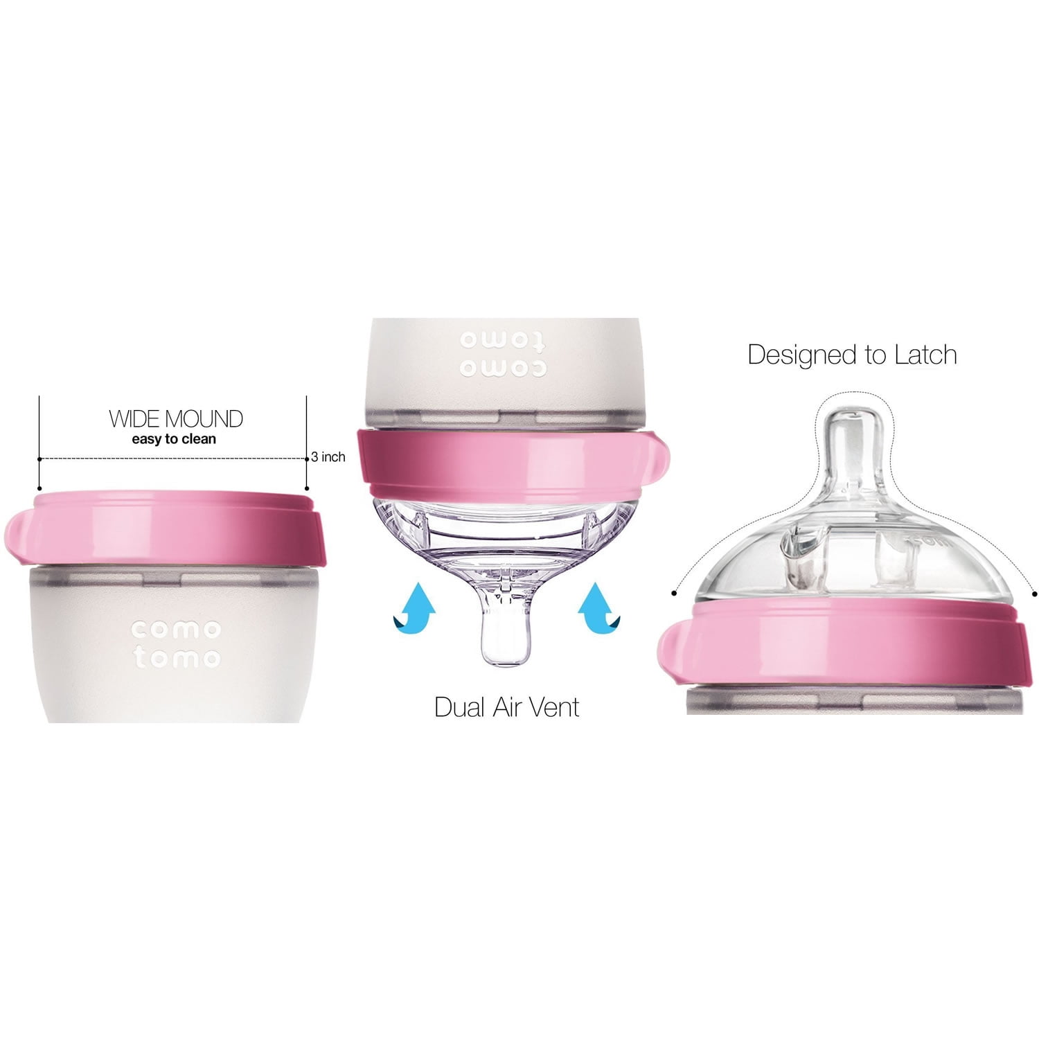 comotomo 5 oz pink