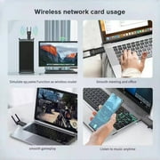 Wonlink 1300Mbps WiFi Adapter for PC,2.4G/5.8G Wireless Network Dongle USB Wifi Adapter for Win10/11