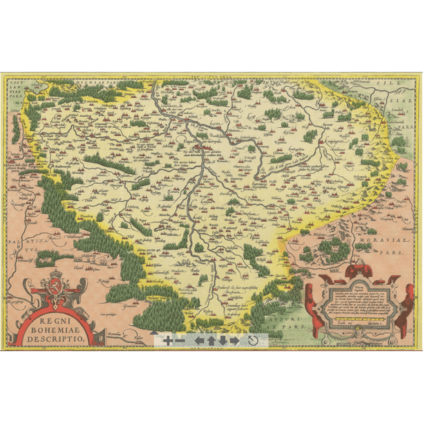 Crigingerova Mapa A A Ech Large Map Vivid Imagery Laminated Poster Print X 30 Walmart Com Walmart Com