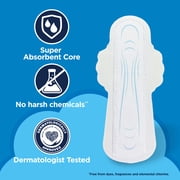 Equate Ultra Thin Pads with Wings, Size 5 , Extra Heavy Overnight Absorbency, Compare to Always (68 Count)