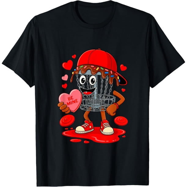 Disc - Camiseta con diseño de corazones de San Valentín